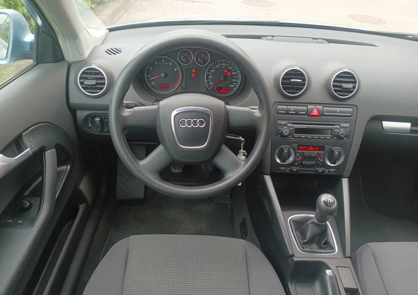 Audi A3 cena 18800 przebieg: 225000, rok produkcji 2006 z Wysokie Mazowieckie małe 407